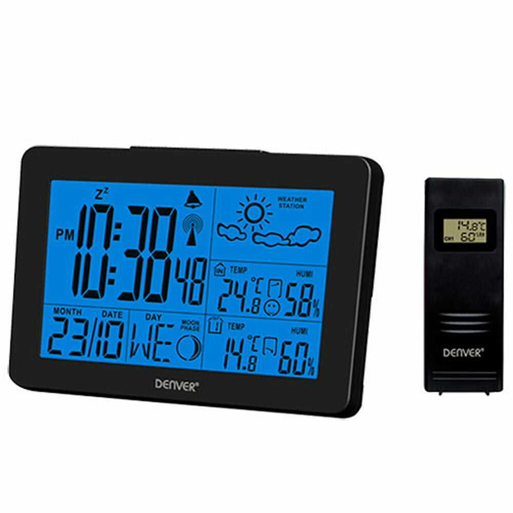 Multi-function Weather Station Electronics Black