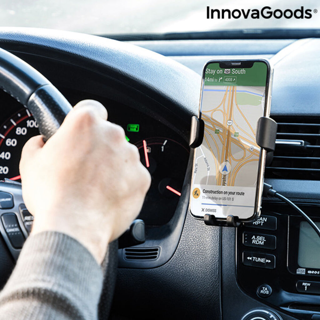 Tired of just a Normal Mobile Phone Holder for your CAR ? Well this one has Wireless Charging incorporated 2-in-1 !!