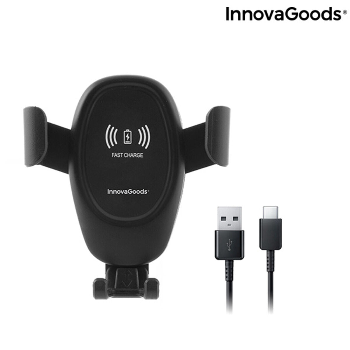Tired of just a Normal Mobile Phone Holder for your CAR ? Well this one has Wireless Charging incorporated 2-in-1 !!