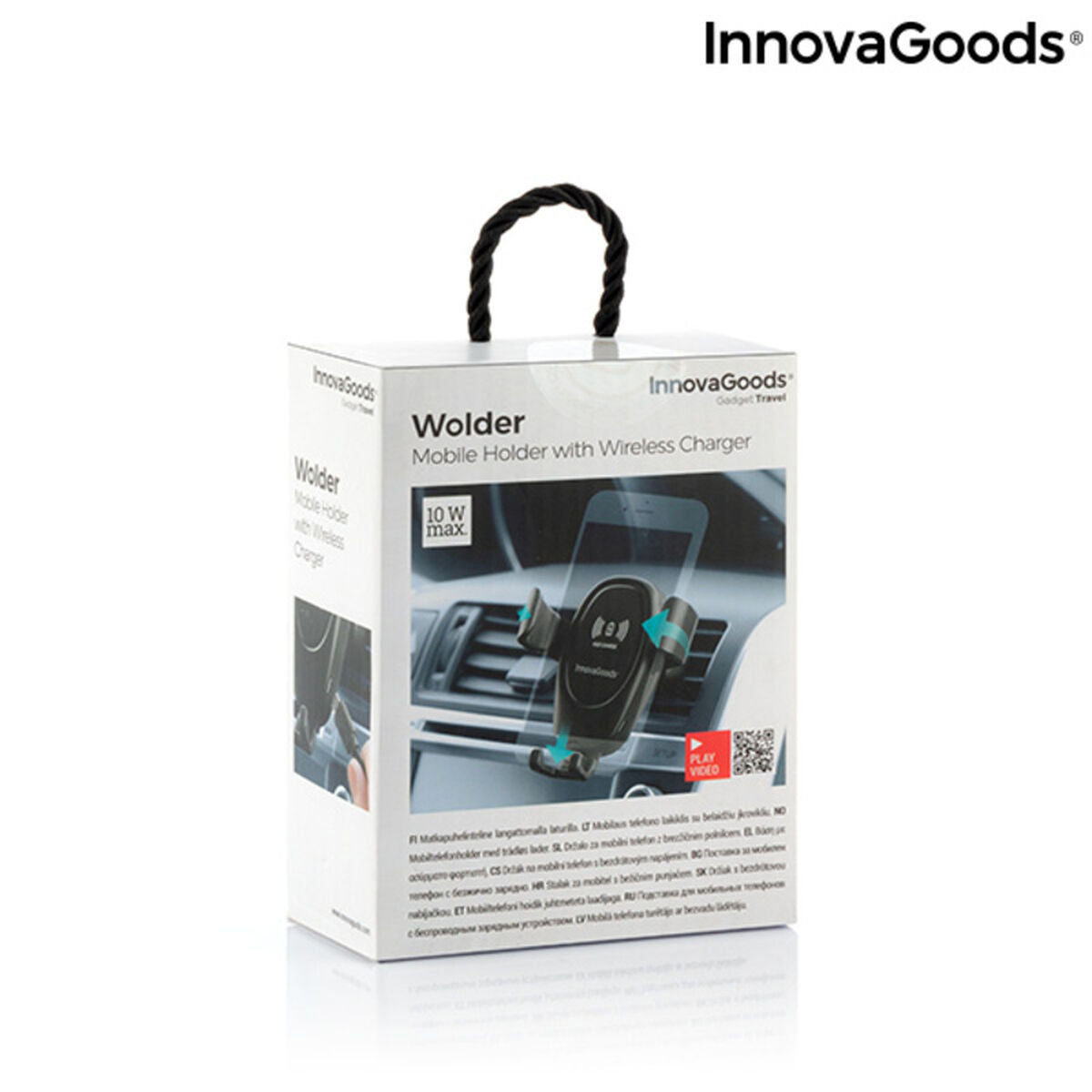 Tired of just a Normal Mobile Phone Holder for your CAR ? Well this one has Wireless Charging incorporated 2-in-1 !!