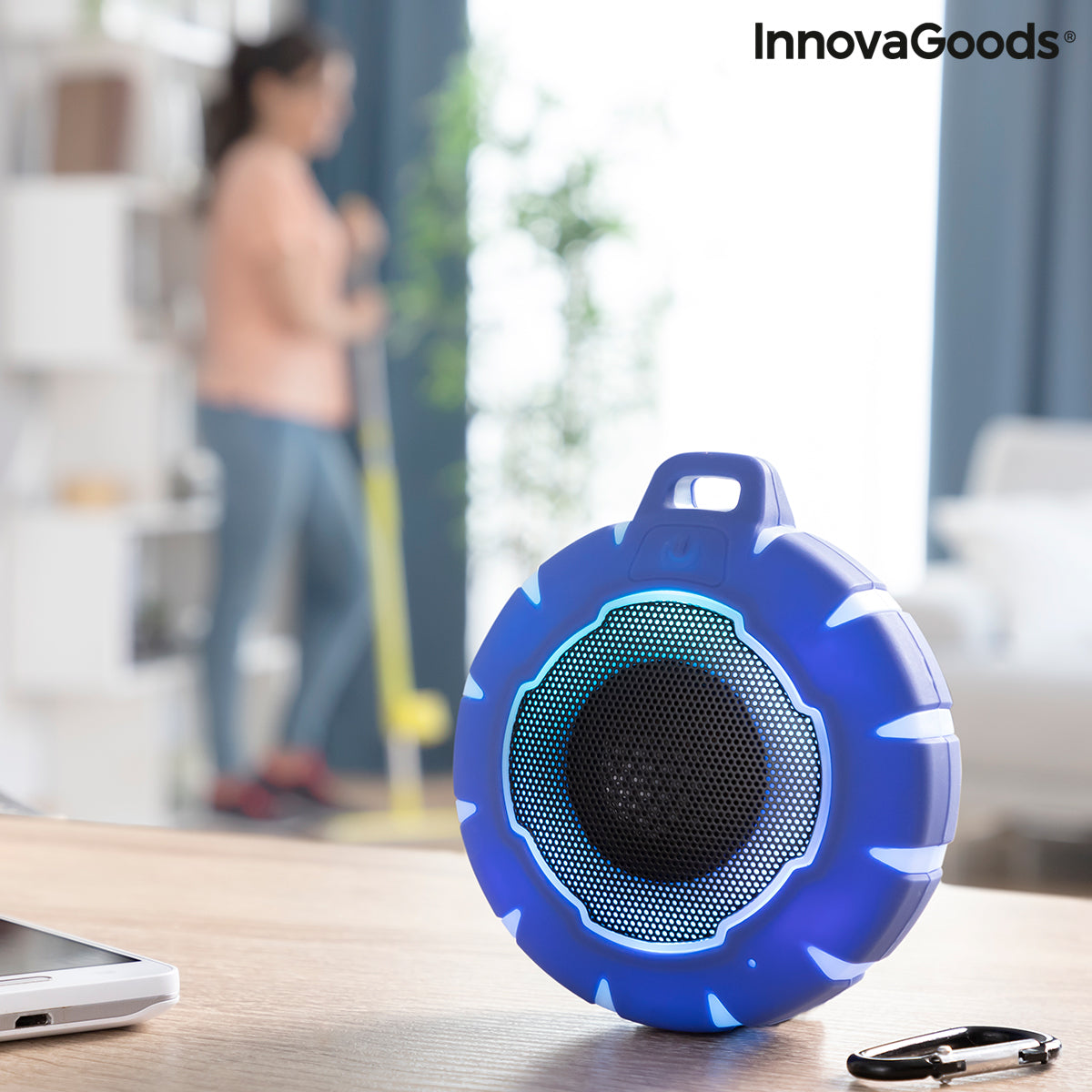 Floating Wireless Speaker with LED Floater