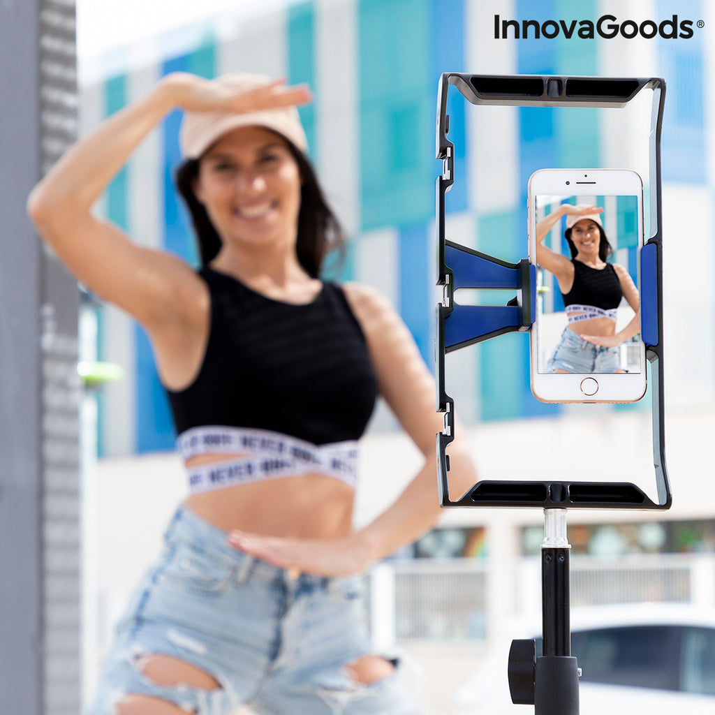 Smartphone Holder with Manual Stabiliser to film like a PRO with your iPhone PRO or Android!!