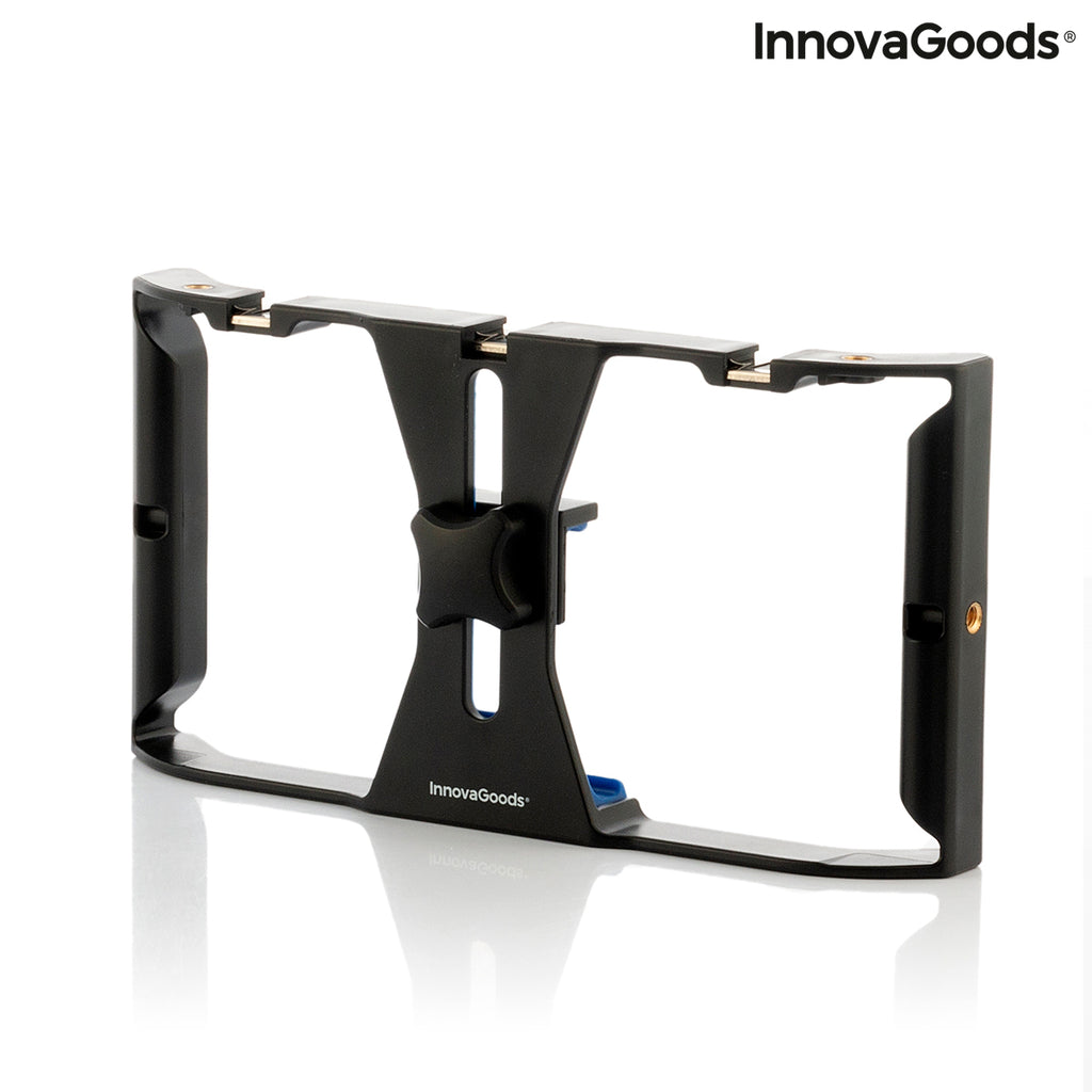 Smartphone Holder with Manual Stabiliser to film like a PRO with your iPhone PRO or Android!!