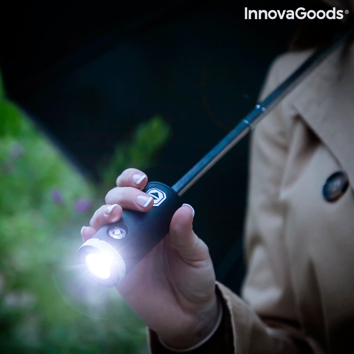 Folding Inverted Umbrella with LED Light!