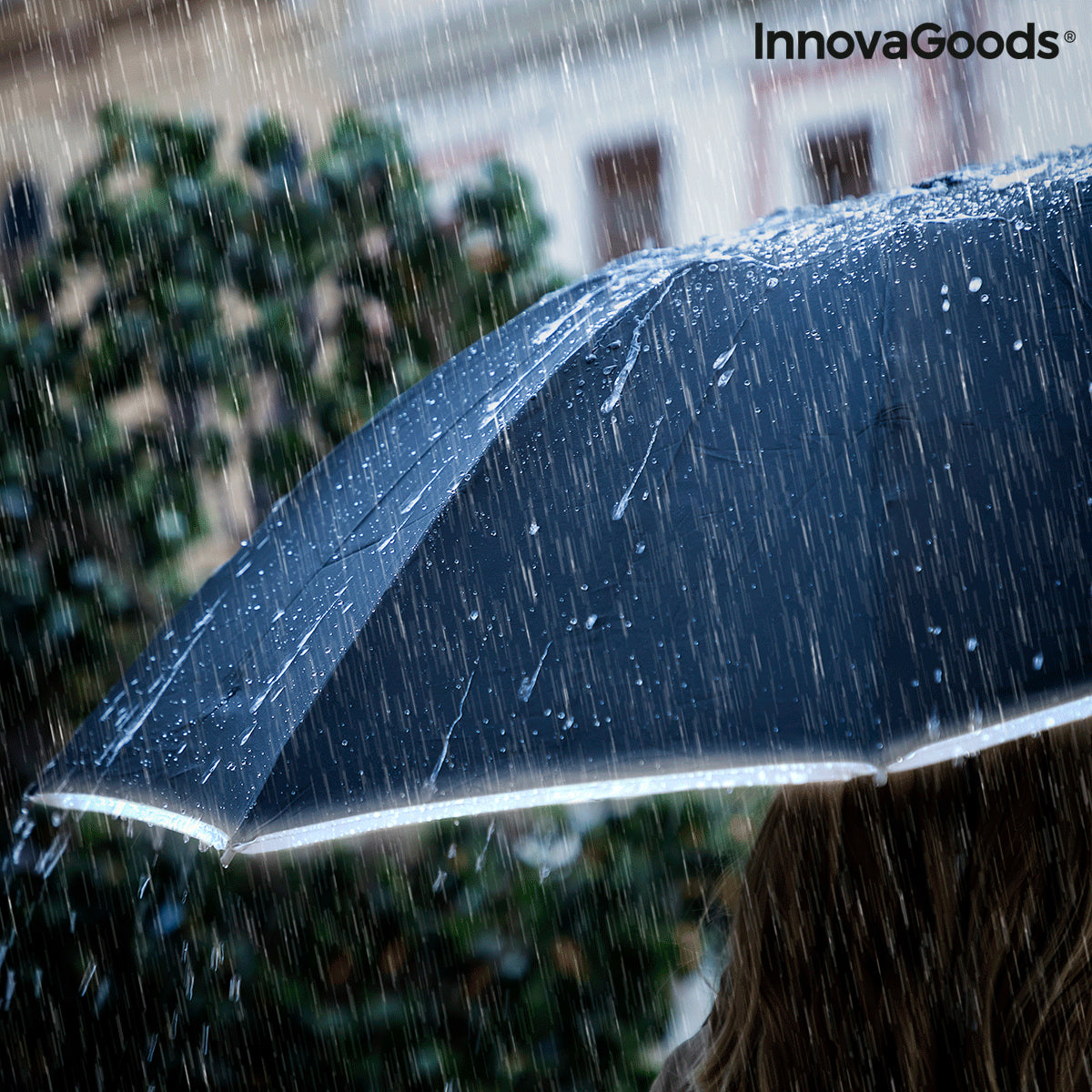 Folding Inverted Umbrella with LED Light!