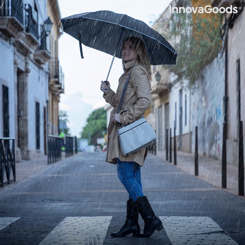 Folding Inverted Umbrella with LED Light!