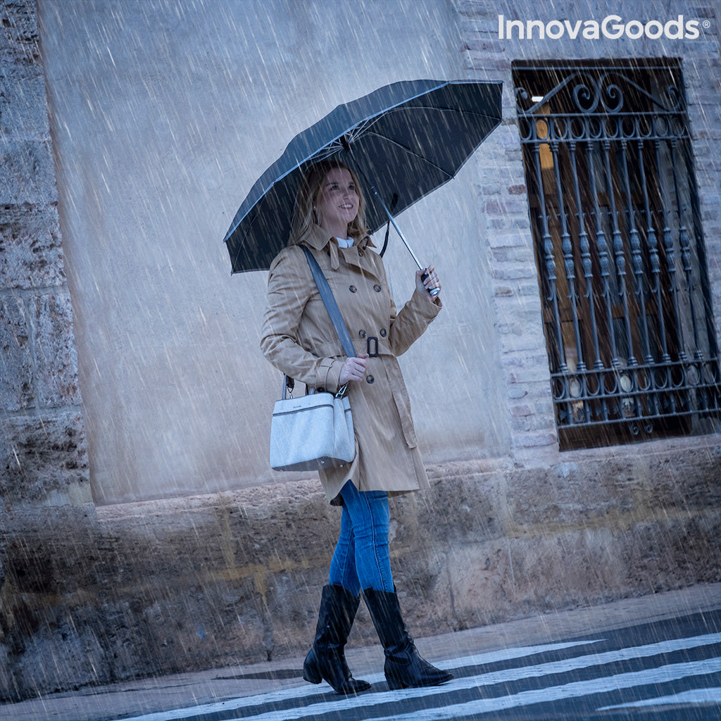 Folding Inverted Umbrella with LED Light!