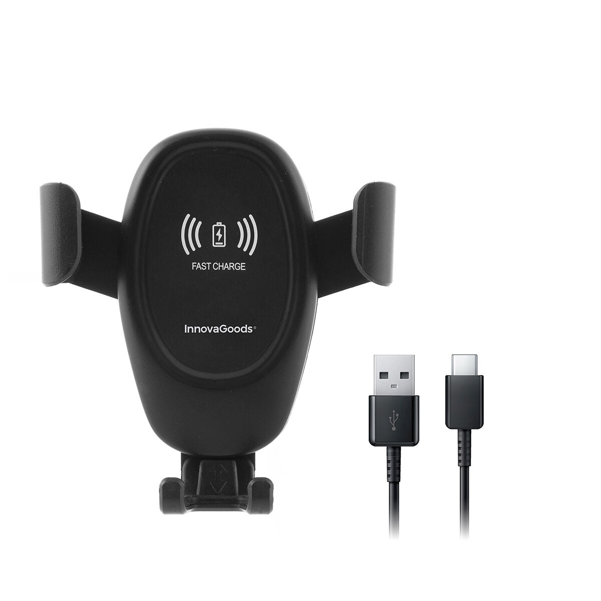 Tired of just a Normal Mobile Phone Holder for your CAR ? Well this one has Wireless Charging incorporated 2-in-1 !!