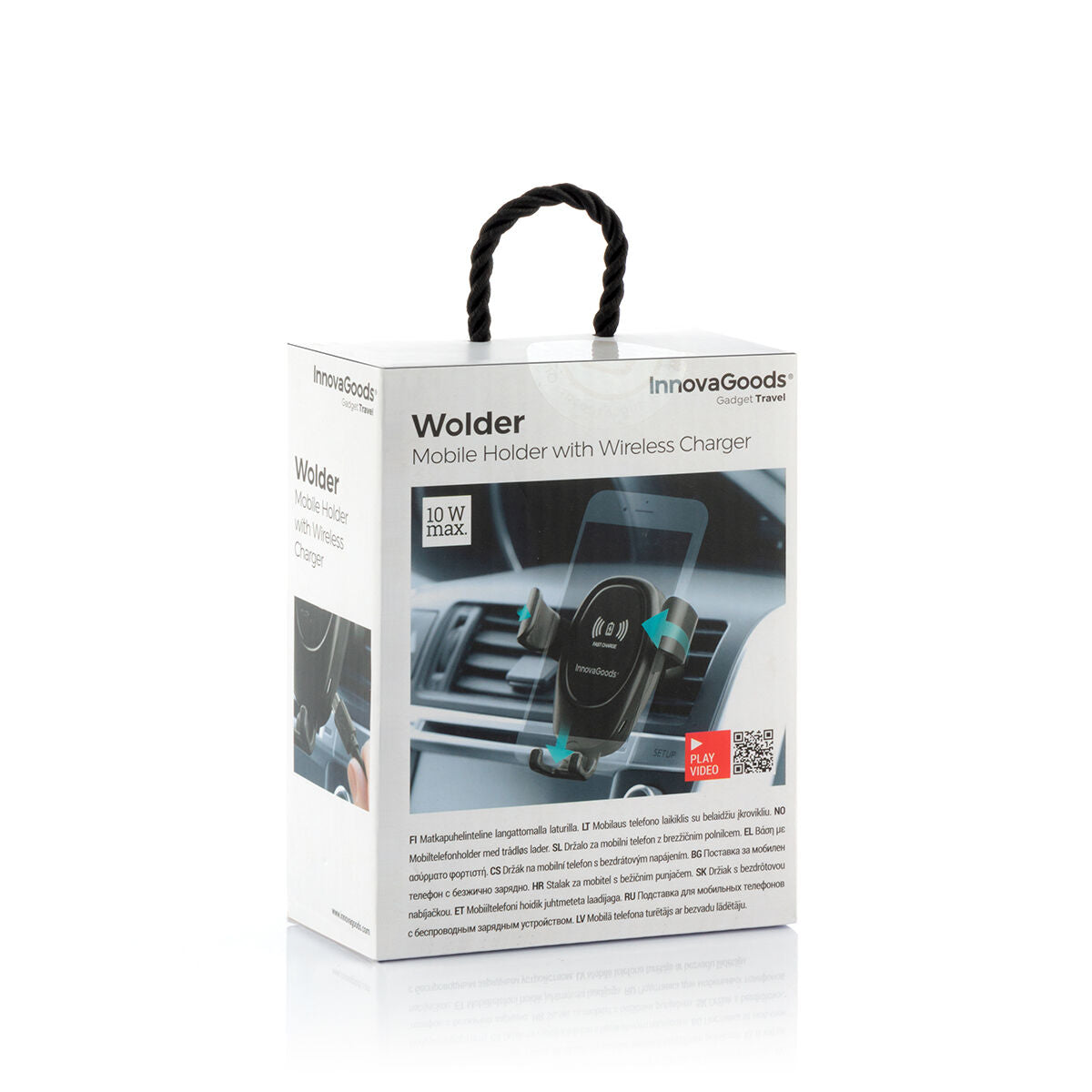 Tired of just a Normal Mobile Phone Holder for your CAR ? Well this one has Wireless Charging incorporated 2-in-1 !!