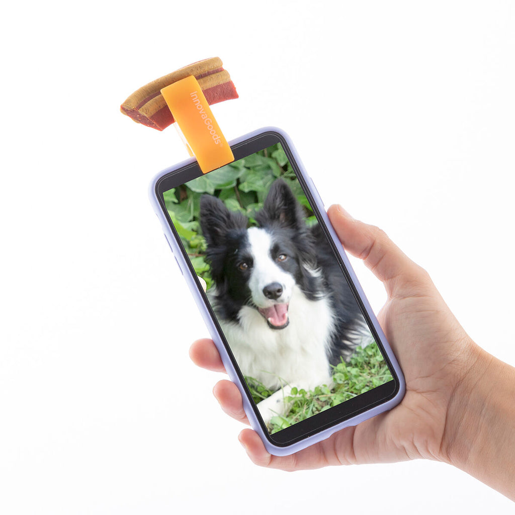Your PET Not Posing for your Photos or Videos ?  We have a Selfie Clip for him to pose but be careful they might take their treat before you take your Pic!!!!