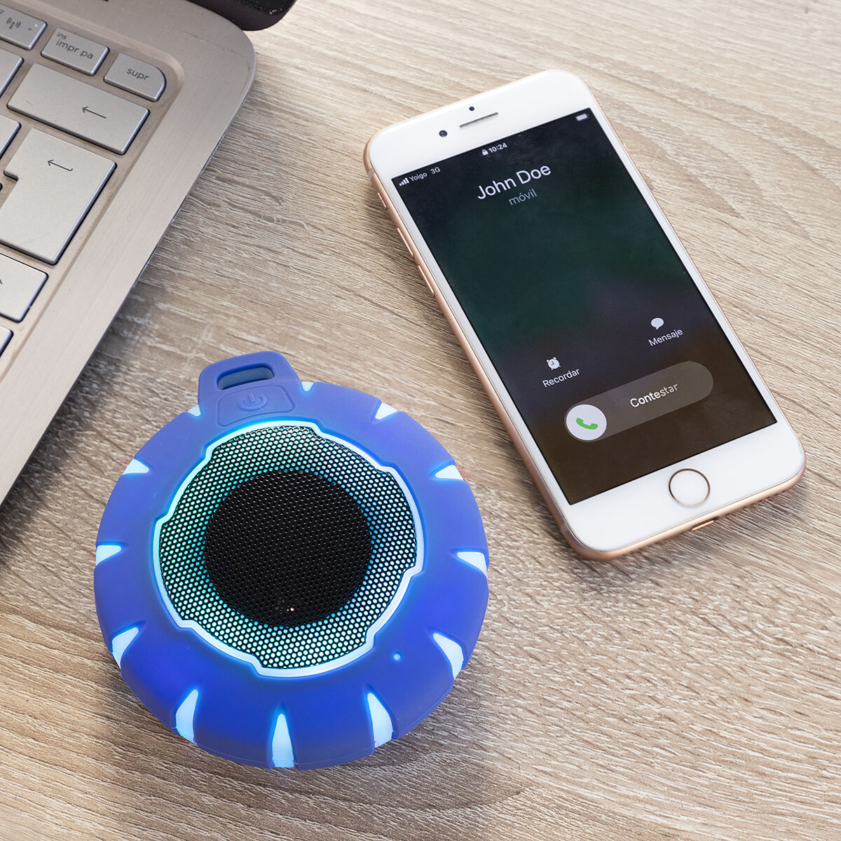 Floating Wireless Speaker with LED Floater