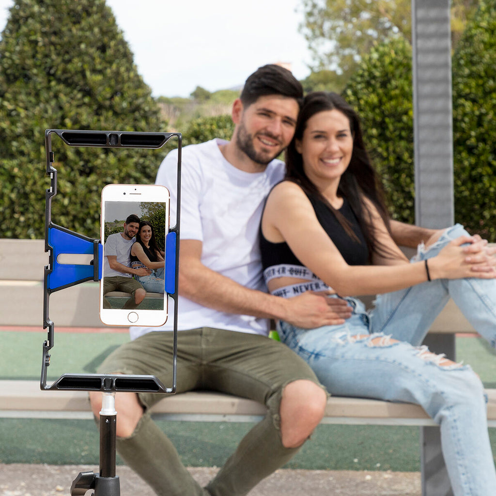 Smartphone Holder with Manual Stabiliser to film like a PRO with your iPhone PRO or Android!!