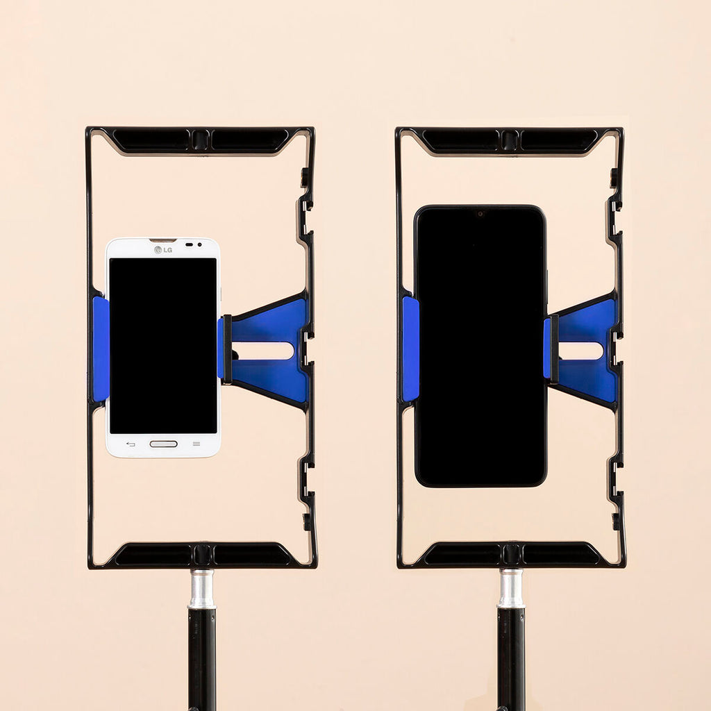 Smartphone Holder with Manual Stabiliser to film like a PRO with your iPhone PRO or Android!!