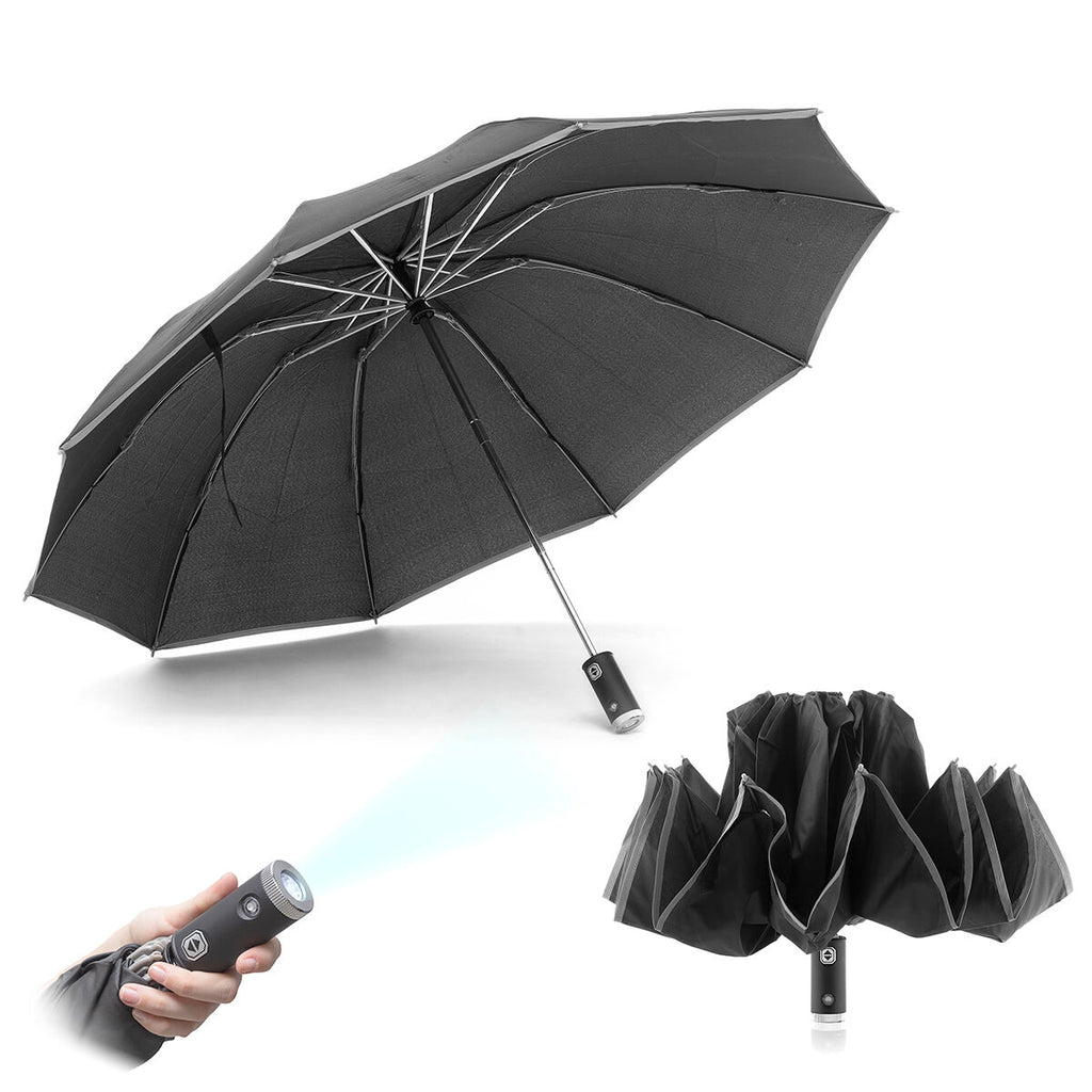 Folding Inverted Umbrella with LED Light!