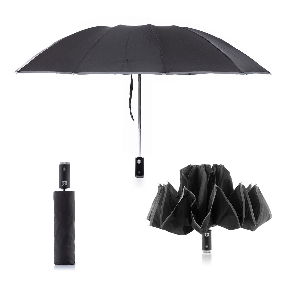 Folding Inverted Umbrella with LED Light!